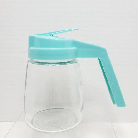 Vintage Federal Housewares Syrup Dispenser Turquoise/Teal Chicago Mid Century - Picture 1 of 8